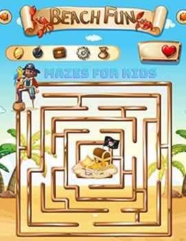 Beach Fun Mazes For Kids: Mazes For Kids 2-7 Years old Boys And Girls (Maze Book For Children)