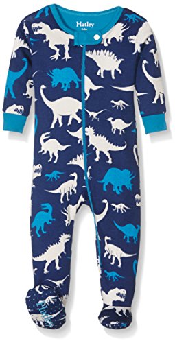 Hatley Footed Coverall-Silhouette Dinos Ghette