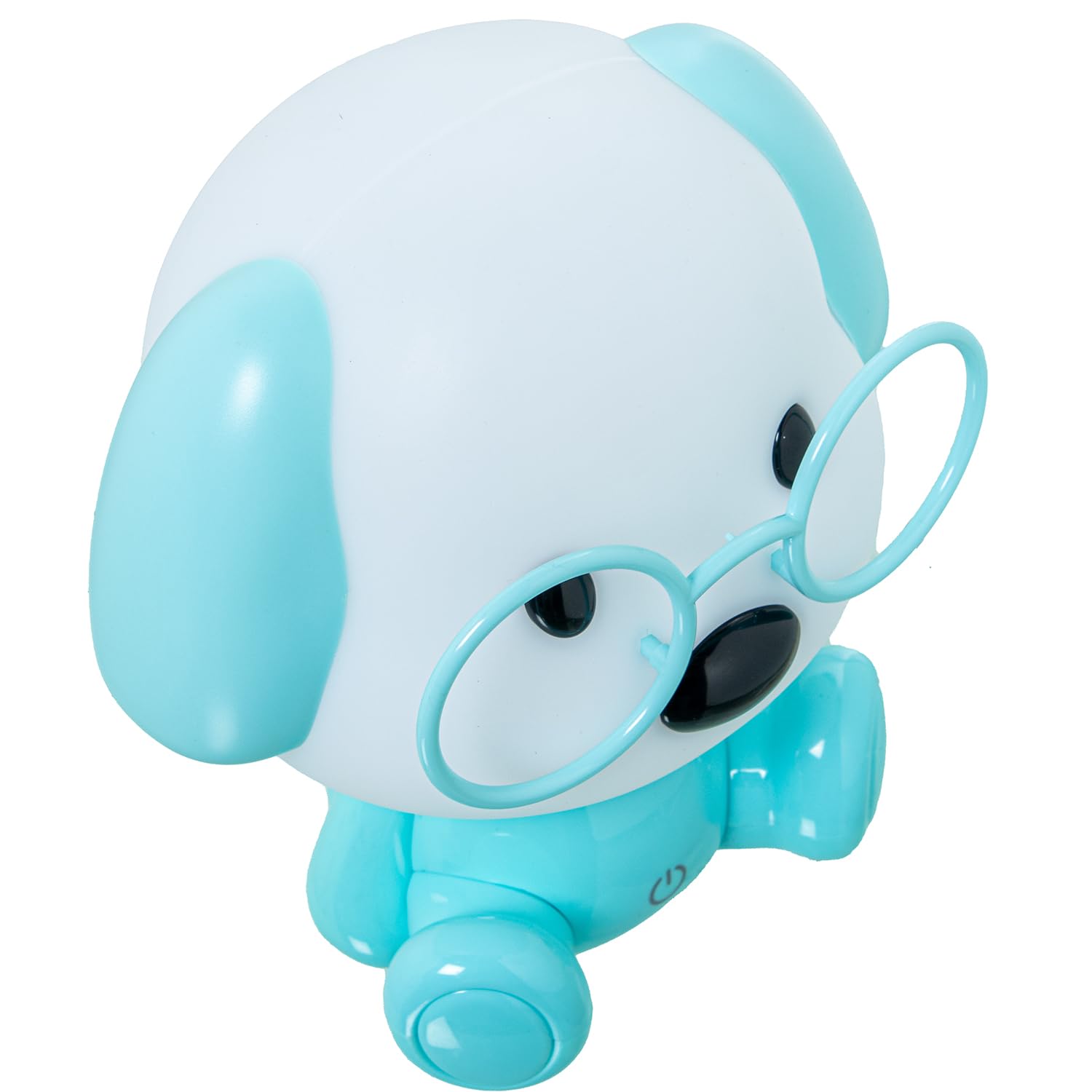LÁMPARA LED SOBREMESA PERRO AZUL, ALIMENTACIÓN USB_18X15X20CM, ABS+PP