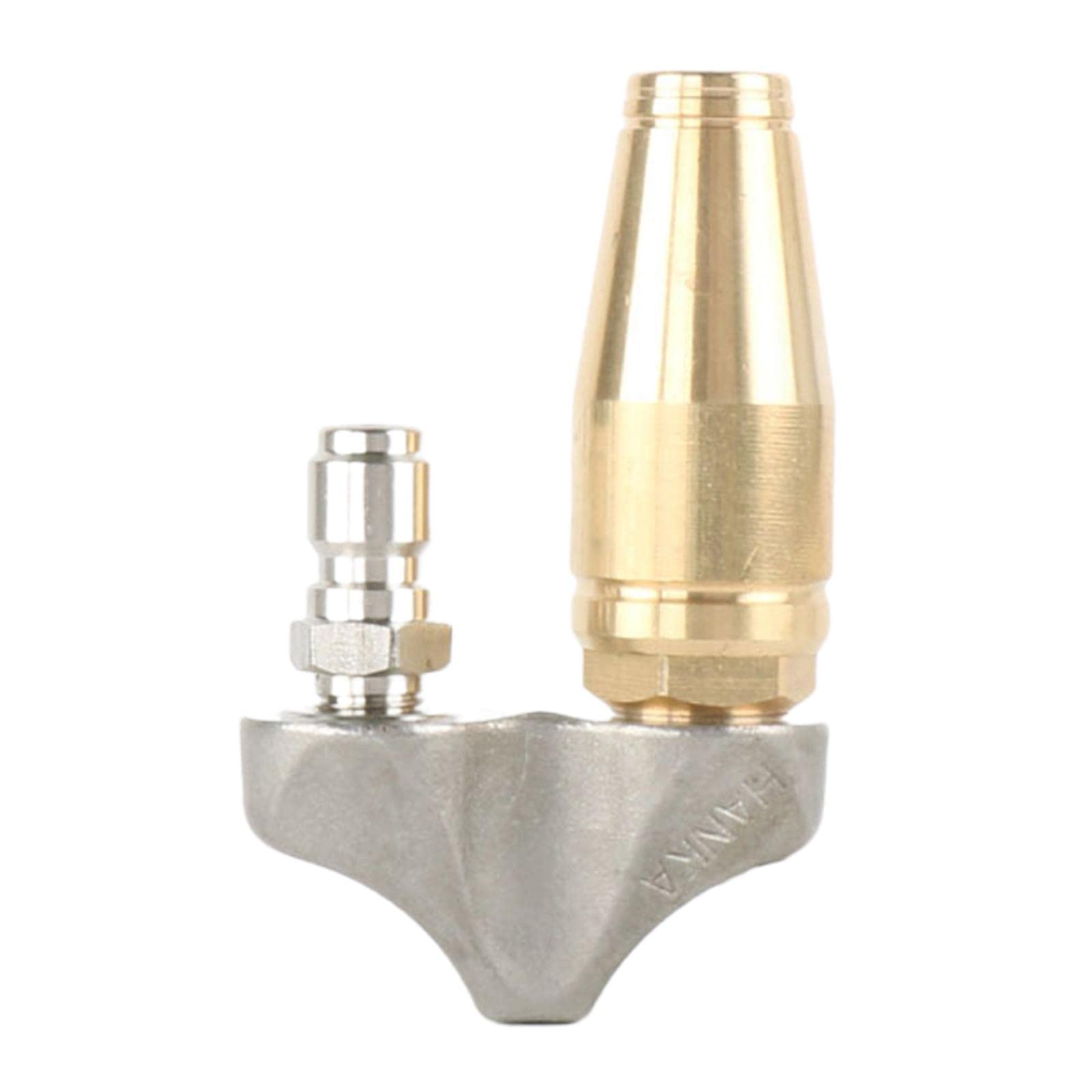 3/8 Zoll Reinigung Reverse Turbo Kanalisation Abfluss Jetter Düse 3000 PSI Edelstahl Messing Anti-Shedding Protection