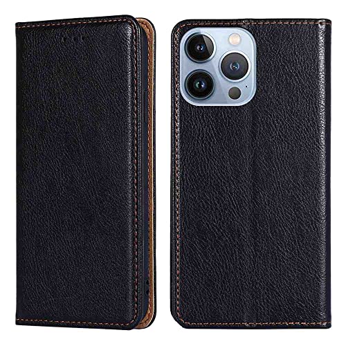Fansipro Funda tipo cartera para XIAOMI REDMI NOTE4 [Edi.1], funda de piel sintética de alta calidad para REDMI NOTE4, 2 ranuras para tarjetas, fácil de llevar, negro