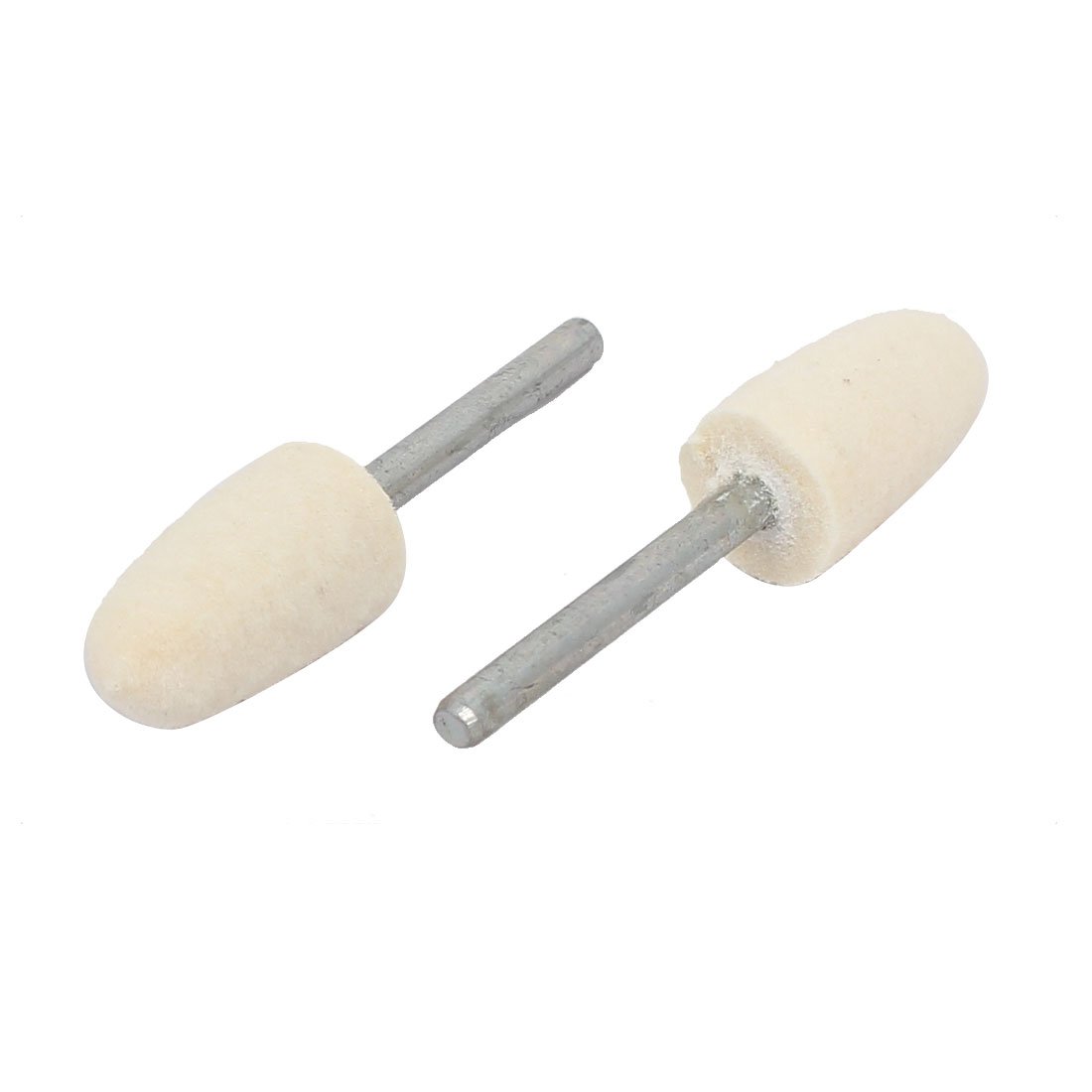 Aexit 12 Pcs Abrasives 3mm Drill Hole 6mm Cylindrical Felt -s for Rotary Tools Model:67as247qo525