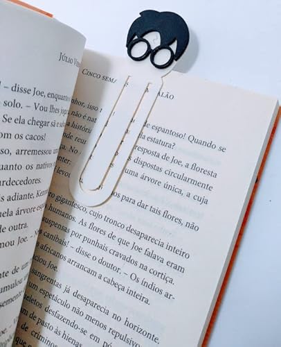 Marcador de Páginas Harry Potter, Preto/branco 3D Presentes Criativos