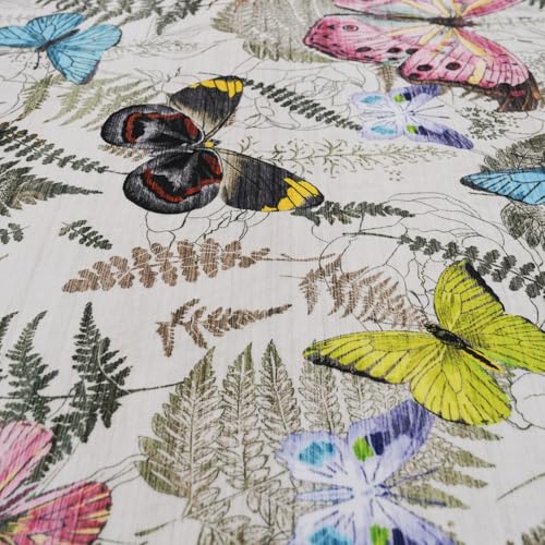 RUUGME Washable 9x12 Area Rug - Large Boho Rugs for Living Room Stain Resistant Carpet Vintage Tribal Rugs for Bedroom with Non Slip Backing Home Decor Floor Decoration Mat 9x12 Butterfly Beige
