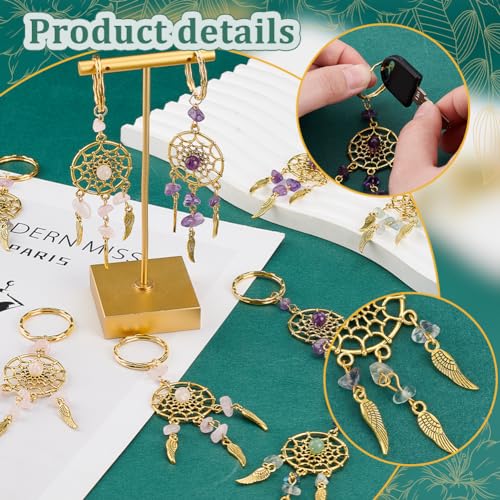 PH PandaHall 12PCS Dreamcatcher Charms - Image 4