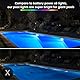 LyLmLe 20W LED Pool Lichter, 12V Smart Farbe Wechselnde Unterwasserleuchten mit APP-Steuerung, Dimmbar, Timer Zeitplan, IP68 Magnetic Pool Poolbeleuchtung mit 8m Kabel für Aufstellpools Einbaupools