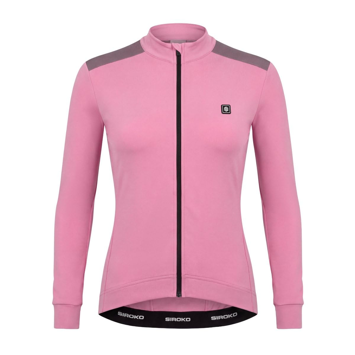 Maillot Ciclismo térmico Manga Larga M4 Mujer Ropa de Ciclismo Tejido Italiano y Transpirable