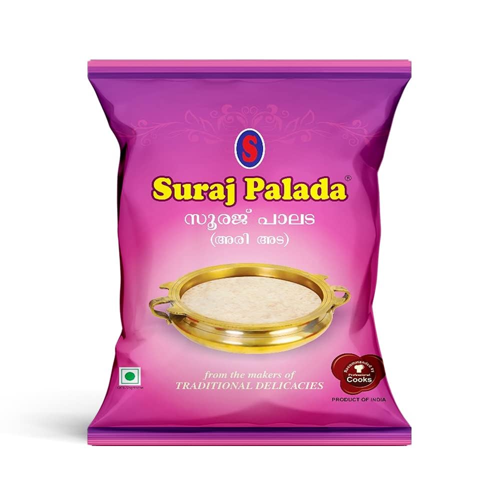 SURAJ FOODS WHITE RICE PALADA 200gm [ Pack of 2 ] Ari ada |Traditional Kerala Dessert Mix | Ready to Cook Payasam Palada | Authentic Taste-image-14