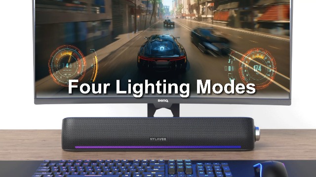 Nylavee PCサウンドバー 10W Bluetooth Amazon.com: Computer Speakers, Hi-Fi Sound Quality Computer Sound