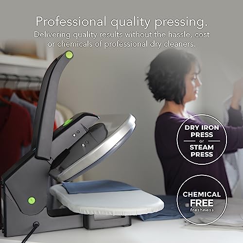 Steamfast SF-680 Digital Steam Press with Multiple Fabric Settings and Steam Burst Function,Stainless/Black by Steamfast - Image 4