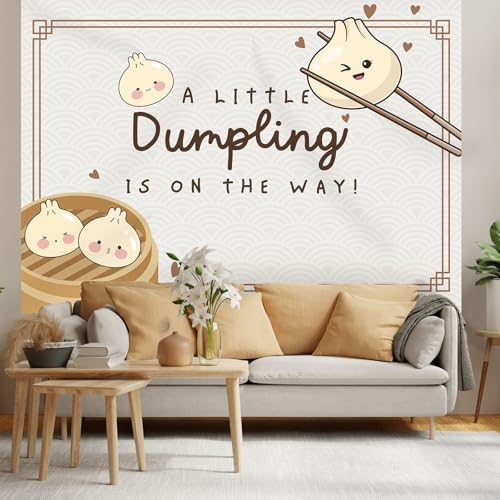 Fondo para fiesta de bebé temática Dumpling 7x5ft miniatura 2