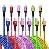 XIAWAO Cable USB a USB C (paquete de 6) Cable de carga tipo C de carga rápida para iPhone 17 16 15, Samsung Galaxy S25 S24 S23 A56 A36 A16 A17, Moto g, Pixel 10 9