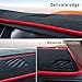 ALLYARD Custom Dash Board Cover Mat for Nissan Tiida Dashboard Dash Protector Easy Installation Black Red