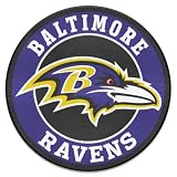 FANMATS 17951 NFL Baltimore Ravens Roundel Mat , 27' Diameter