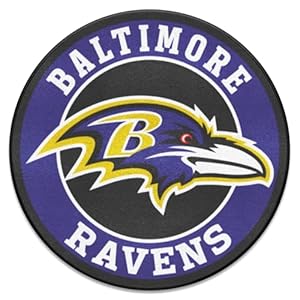 FANMATS Baltimore Ravens Runde Matte 68,6 cm