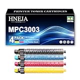 ❤【Impression stable】Les cartouches de toner MPC3003 sont disponibles en 4 couleurs, cartouches d'imprimante noir/cyan/jaune/magenta, environ 15 000 pages en noir et 12 000 pages en couleur (la couverture de 5 % peut varier selon le type d'utilisation), peu importe que vous imprimiez des documents, des présentations ou des graphiques, obtenez des résultats d'impression cohérents et fiables.