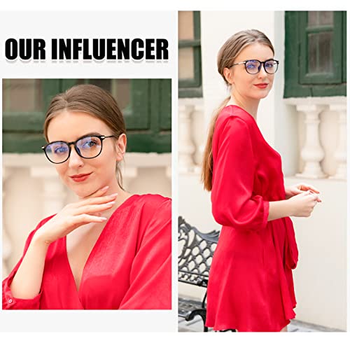Image of DUCO Computer Reading Gaming Blue Light Blocking Glasses for Men Women DC5204
