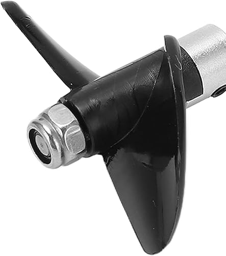 Miniatura 8 de Conjunto de eje de transmisión, trabajo de alta dureza, hoja de hélice de plástico suave, 0.157 in, conjunto de eje de transmisión para barcos RC