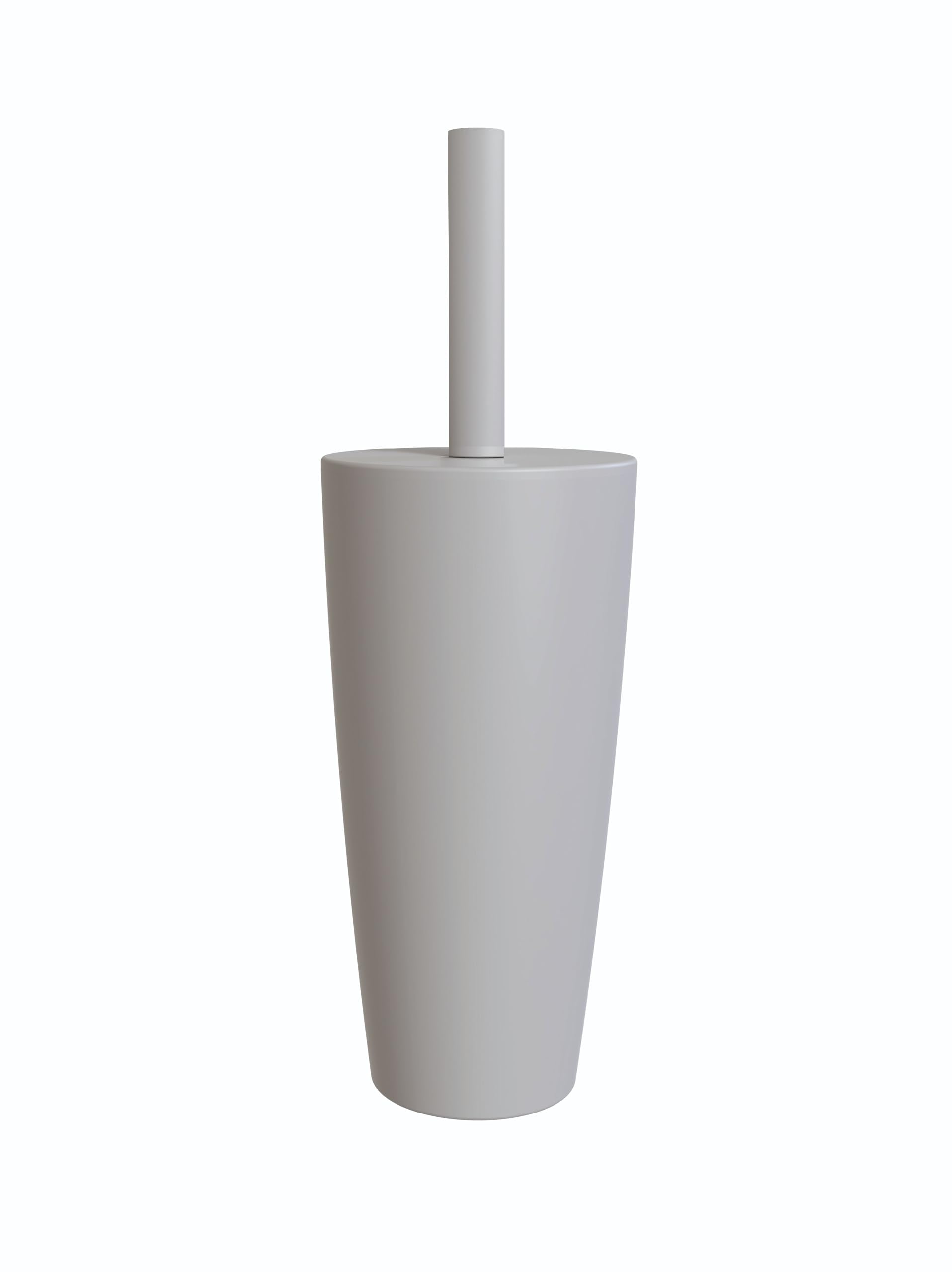 Blue Canyon Boda Toilet Brush & Holder Grey Flexible Bristles for Deep Cleaning