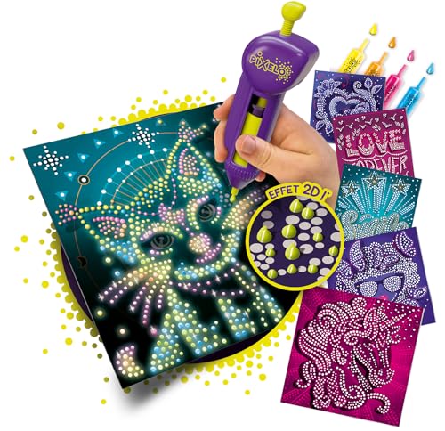 Jeu Loisir Créatif Pixelo Phospho 2d Lansay La Boite - vue 10