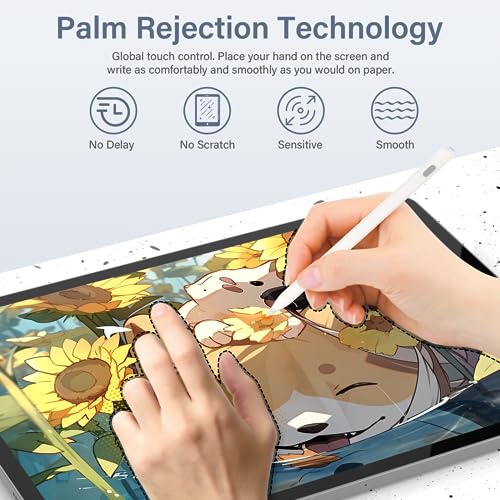 Image of Kingone Magnetic Charging Pencil (3Rd Gen) For Apple iPad, Wireless & Type-C Charging Stylus Pen, Compatible With Apple iPad Pro 11 inch 1 /2 /3 /4 & 12.9 inch 3 /4 /5 /6,Air 3 /4 /5, Mini 6, White