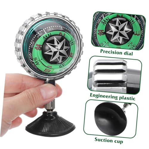 Brújula esférica Toyvian con base de succión para auto miniatura 4