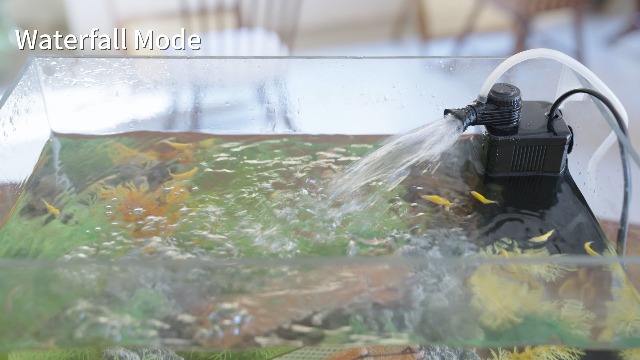 Internal Aquarium Filter, 220L/H Internal Filter Adjustable Water Flow Submersible With, 3W Low Water Flow Aquarium Filter For Aquarium Up To Turtle, Apply To 20-40L