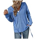 Active Jacke Damen,Regenmantel Damen Oversize Jacke Wollmantel Fliegerjacke Leder Bonprix Mantel Bundeswehr Jacke Jacken JugendlicheHerbst Blazer Damen S Windjacke(Blau, XL)