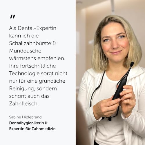 WonderSmile Schallzahnbürste Pro Ultimate Black – Testsieger 2026* – IPX8 – Ansicht 3