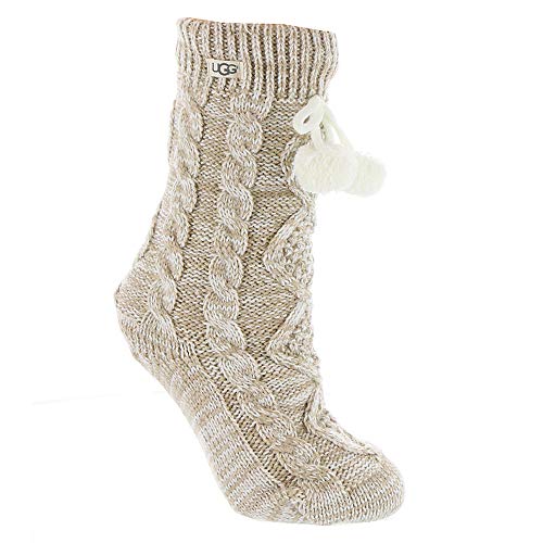 UGG Women's Pom Pom Fleece Lined Crew Sock