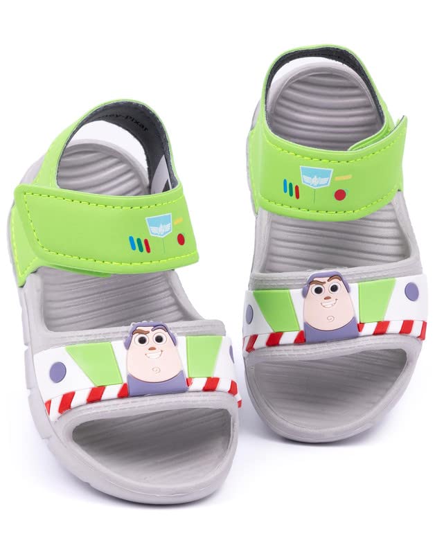 Disney Toy Story Buzz Lightyear Sandalias Niños Pequeños | Controles deslizantes de superhéroes...