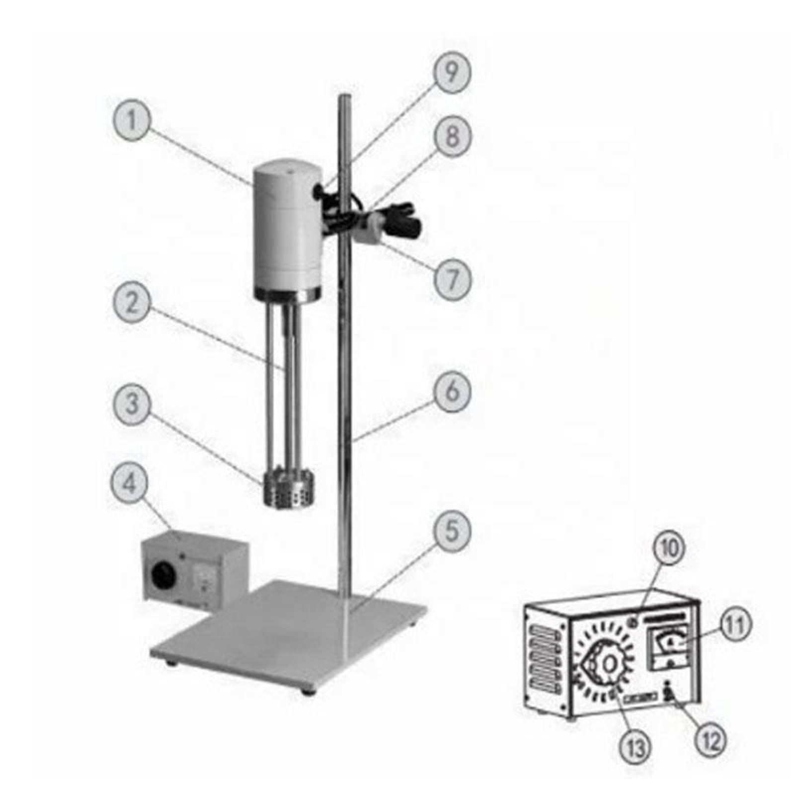 Ultraschall-Homogenisator, AE300L-P Hochgeschwindigkeits-Labor-Homogenisator mit hoher Scherkraft, 40 l, kleine Mischmaschine for kosmetische Creme-Emulgatoren