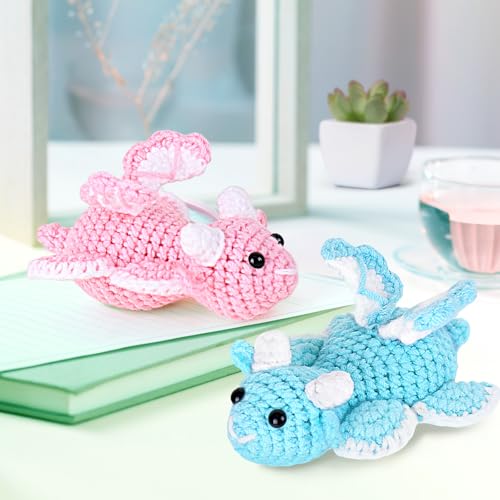 Image of Crochetta Beginner Crochet Kit with Step-by-Step Video Tutorials, Learn to Crochet for Adults & Kids, Knitting Craft Supplies, Hanging Plants Home Decor (40%+ Yarn)