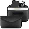 2 Pack Faraday Bags for Car Keys and Cell Phone, Signal Blocking Key Pouch Cage, Anti Theft Car Protection, Cell Phone WiFi/GSM/LTE/NFC/RFID/Keyless Entry Fob Signal Blocking Pouch
