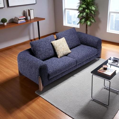 Image of Luxury Sofa Set Luxury Chesterfield Sofa in for Home Living Room & Office (Three Seater Blue)