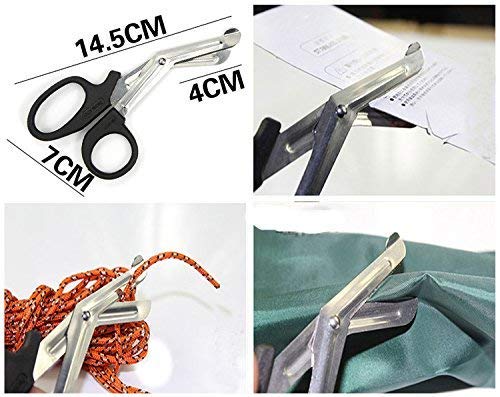 Medical Pouch - 1000D Tactical Molle Emt Pouches First Aid Ifak Utility Bag With First Aid Patch And Shear (2 Pack Black+Green) #TOP5