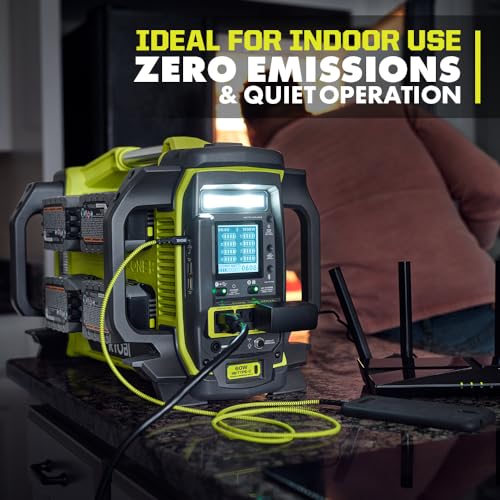 ONE+ 1800-Watt Power Station Battery Inverter Push Button Battery Generator/8-Port Charger (Tool-Only) - Image 4