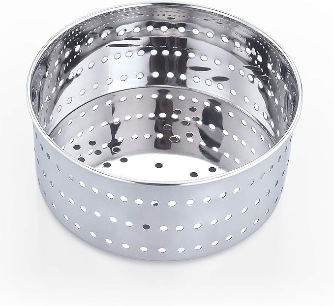 Stainless Steel Round Paneer Maker Press, 450ml Cheese Mold with Perforated Design, Kitchen Tool for Homemade Cheese - Round Shape