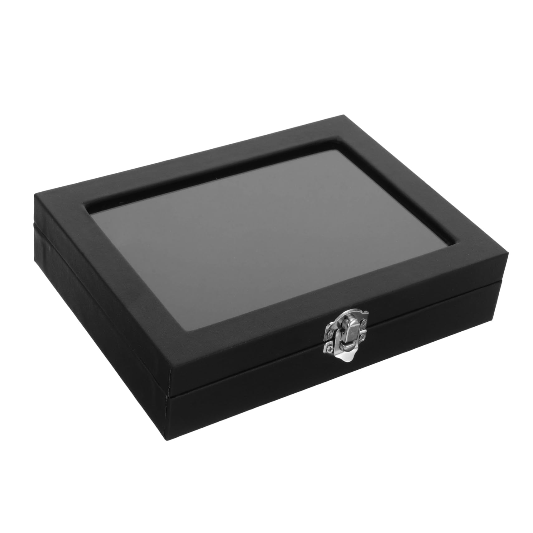 INOOMP Scatola Porta Spille con Coperchio Trasparente Antipolvere in Acrilico Nero Custodia Robusta per Brooch Pin Organizer per Spille e Gioielli per Collezionisti