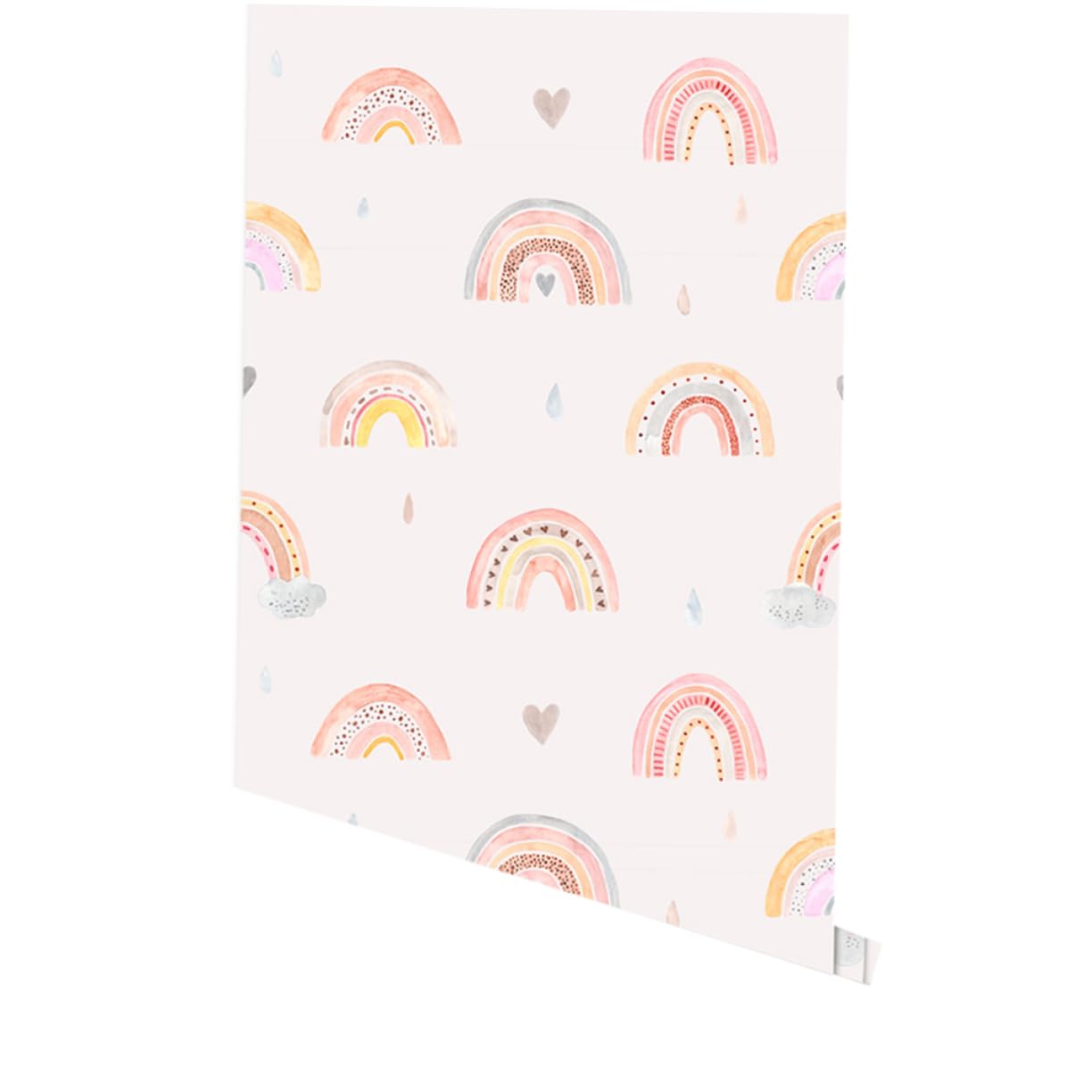 Autocollants muraux arc-en-ciel pour masquer les imperfections et colorer une chambre