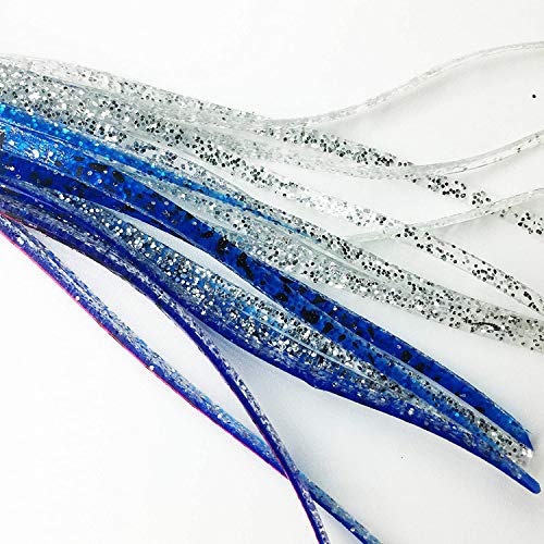 Ancllo 30 Esche Morbide Multicolore Per Polipo, Con Gonna A Forma Di Calamari, Esche Per Pesca A Traina In Acqua Salata - 6