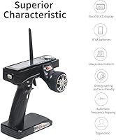 Vista 3 de GoolRC Flysky FS-GT3B 2.4G 3CH Transmisor Control remoto con receptor FS-GR3E para RC Car Crawler Boat