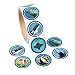 Realistic Photo Ocean Life Stickers (100 pcs. per roll, shrink-wrapped)