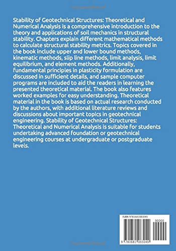 Stability of Geotechnical Structures: Theoretical and Numerical Analysis (Frontiers in Civil Engineering)