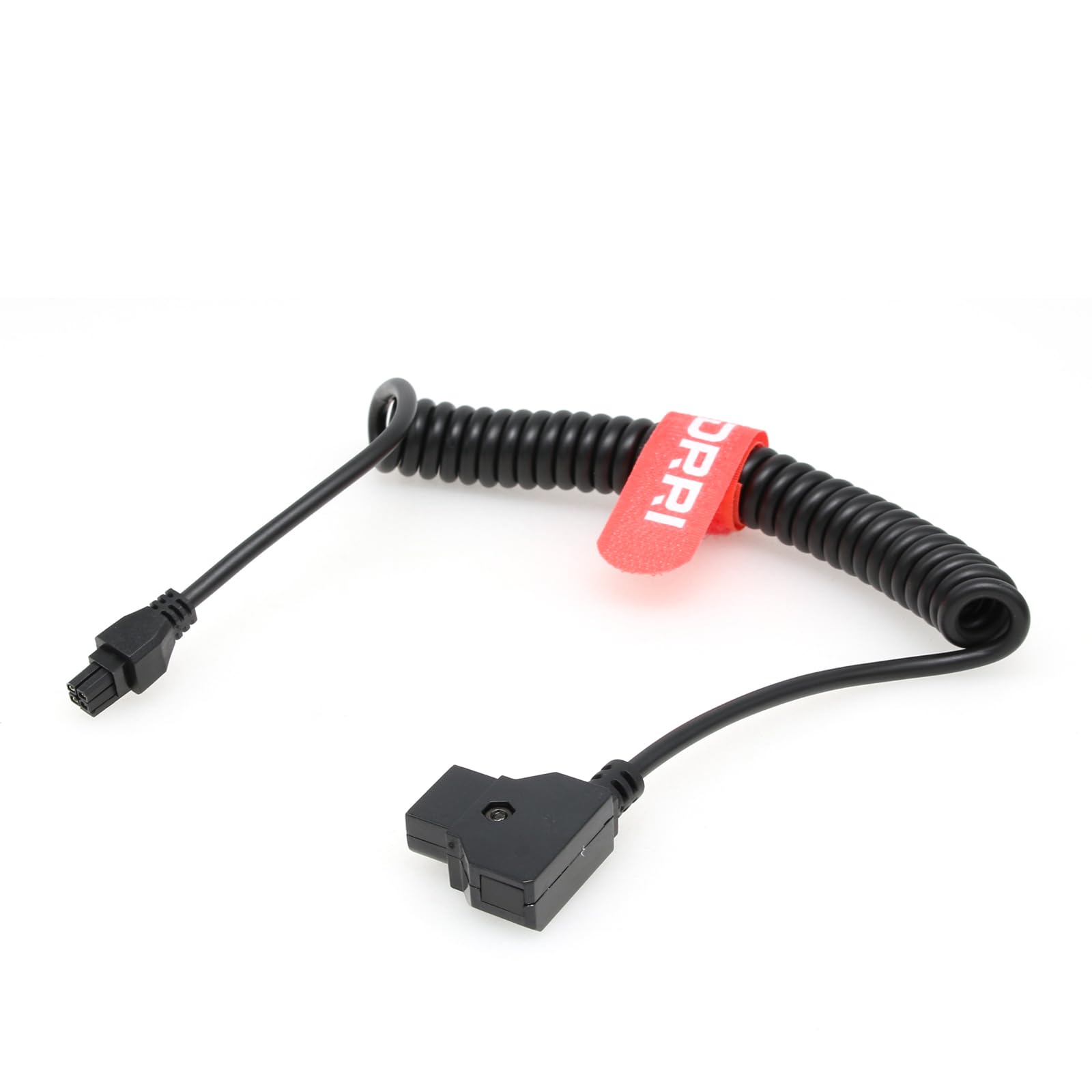 DRRID-Tap to 4-Pin Microfit Connector Power Cable for Freefly Systems Ember S5K High-Speed Camera (Coiled Cable)