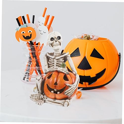Squelette d'halloween décor de la maison figurine résine unique - 4