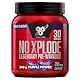 BSN Nutrition N.O.-Xplode Pre-Workout Pulver Nahrungsergänzungsmittel, mehr Energie und Konzentration mit Koffein, Aminosäuren, Vitamin C und Zink, Geschmacksrichtung Purple Power, 30 Portionen, 390 g