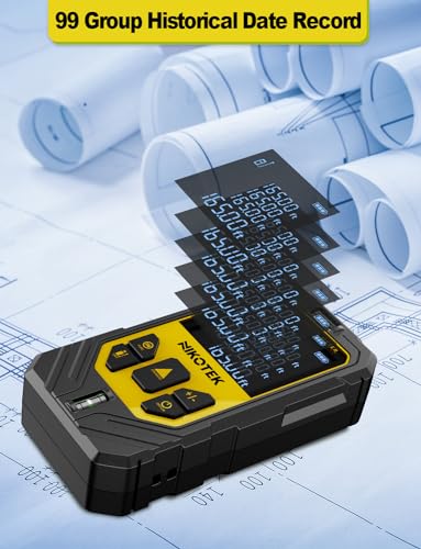 image for Laser Measure, NIKOTEK Laser Distance Meter with 2 Bubble Levels and L