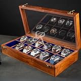 Transparent thickened glass cover, at any time to exude the charm of the collection, the box is made of top quality wood grain leather, the surface layer is flexible and comfortable to the touch