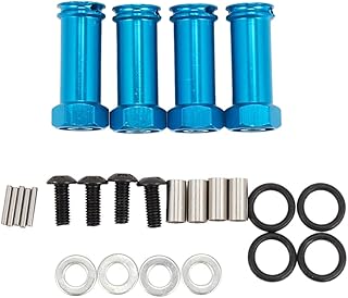 KingVal Replacement Metal Tyre Lengthened Combiner 12x30MM RC Parts Compatible with WLtoys 1/12 12428 12427 12423 12628 RC Car